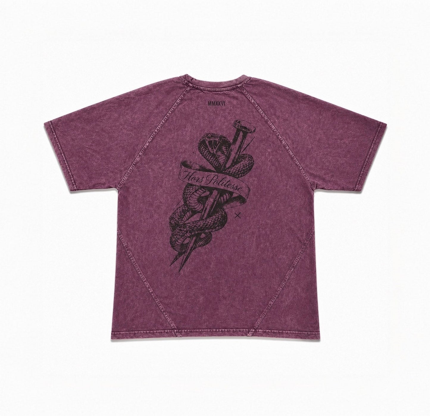 Impolitely Raised (Hors Politesse) Washed Burgundy Shirt