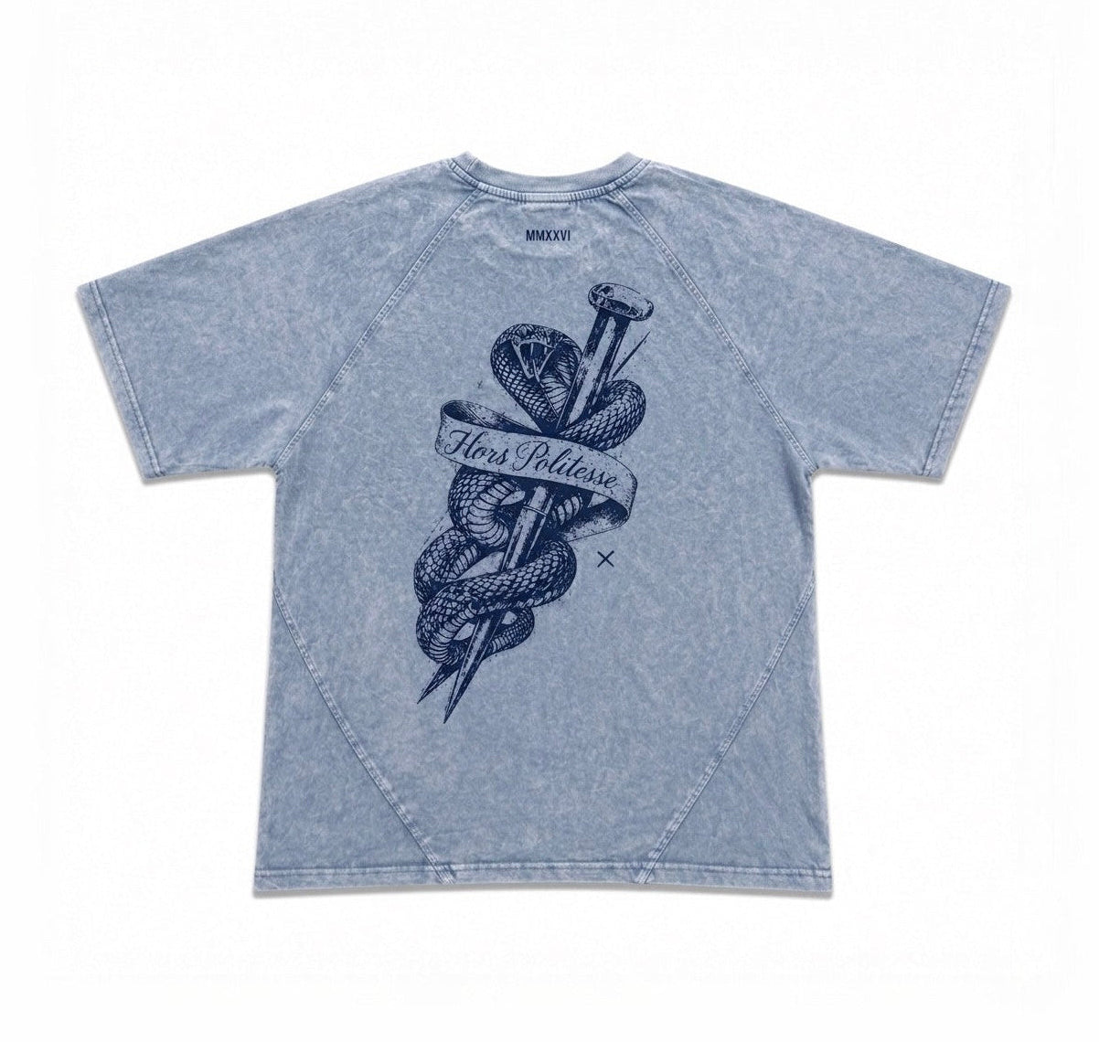 Impolitely Raised (Hors Politesse) Washed Blue Shirt